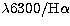 $\lambda 6300/{\rm H}\alpha$