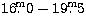$16\hbox{$.\!\!^{\rm m}$}0 - 19\hbox{$.\!\!^{\rm m}$}5$