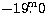$-19\hbox{$.\!\!^{\rm m}$}0$