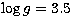 $\log g=3.5$