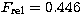 $F_{\rm rel}=0.446$
