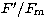 $F^{\prime}/F_{\rm m}$