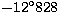 $-12^{\circ}828$