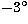 $-3^\circ$