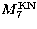 $M_{7}^{\rm KN}$