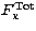 $F_{\rm x}^{\rm Tot}$