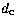 $d_{\rm c}$