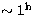 $\rm \sim 1^{h}$