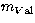 $m_{V\rm al}$