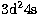 $3{\rm d}^24{\rm s}$