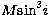 $M{\rm sin}^3i$