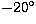 $-20\hbox{$^\circ$}$