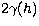 $2\gamma(h)$
