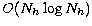 ${\it O}(N_h \log N_h)$