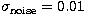 $\sigma_{\rm noise}=0.01$