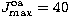 $J^{\rm oa}_{\max}=40$