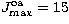 $J^{\rm oa}_{\max}=15$