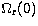 $\Omega_{\rm r}(0)$