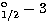 $^{\rm o}_{1/2}-3$