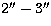 $2\hbox{$^{\prime\prime}$}-3\hbox{$^{\prime\prime}$}$