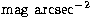 ${\rm mag\,\,arcsec^{-2 }}$