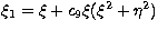 $\xi_1=\xi+c_9\xi(\xi^2+\eta^2)$