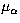 $\mu_{\alpha}$
