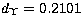 $d_\Upsilon = 0.2101$