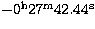 $-0^{\rm h}27^{\rm m}42.44^{\rm s}$