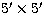 $5\hbox{$^\prime$}\times 5\hbox{$^\prime$}$