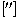 $[\hbox{$^{\prime\prime}$}]$