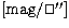 $[\mathrm{mag}/\ifmmode\hbox{\rlap{$\sqcap$}$\sqcup$}\else{\unskip\nobreak\hfil
...
 ...}
\parfillskip=0pt\finalhyphendemerits=0\endgraf}\fi{\hbox{$^{\prime\prime}$}}]$