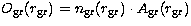 $O_{\rm gr}(r_{\rm gr}) = 
n_{\rm gr}(r_{\rm gr})\cdot A_{\rm gr}(r_{\rm gr})$
