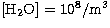 $\rm [H_2O]=10^8/m^3$