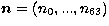 ${\vec n}=(n_0,...,n_{63})$