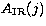 $A_{\rm IR}(j)$