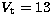 $V_{\rm t}=13$