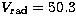 $V_{\rm rad}=50.3$