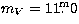 $m_{V}=11\hbox{$.\!\!^{\rm m}$}0$