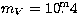 $m_{V}=10\hbox{$.\!\!^{\rm m}$}4$