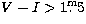 ${V}-{I}\gt 1\hbox{$.\!\!^{\rm m}$}5$