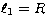 $\ell_1=R$