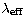$\lambda_{\rm eff}$