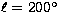 $\ell = 200\hbox{$^\circ$}$