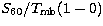 $S_{60}/T_{\rm mb}(1-0)$
