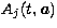 $A_j(t,\vec{a})$