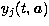 $y_j(t,\vec{a})$
