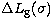 $\Delta
L_\mathrm{g}(\sigma)$