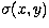 $\sigma(x,y)$