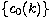 $\{c_0(k)\}$